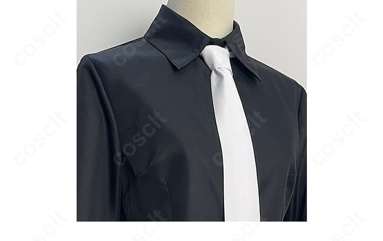 ラブ・キュート衣装 ネクタイ装飾のアップ 配色と形状の再現