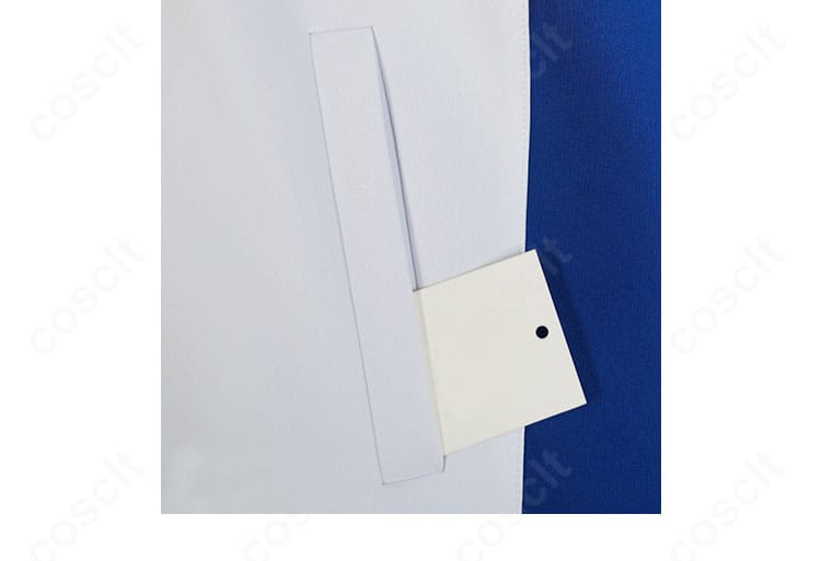 テニスの王子様 越前リョーマ コスプレ衣装 ジャージの胸ポケット周辺ディテール