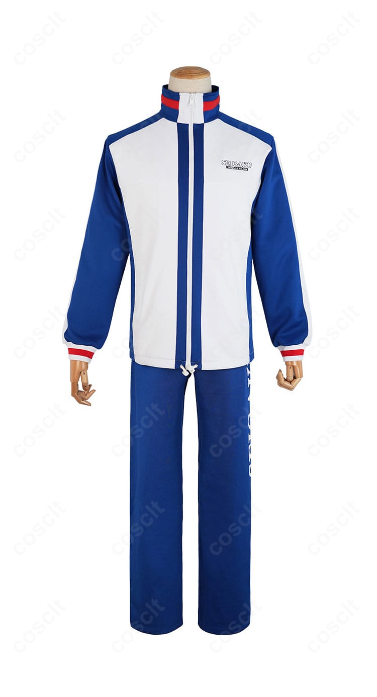 テニスの王子様 越前リョーマ コスプレ衣装 ジャージ上着とズボンの正面全体