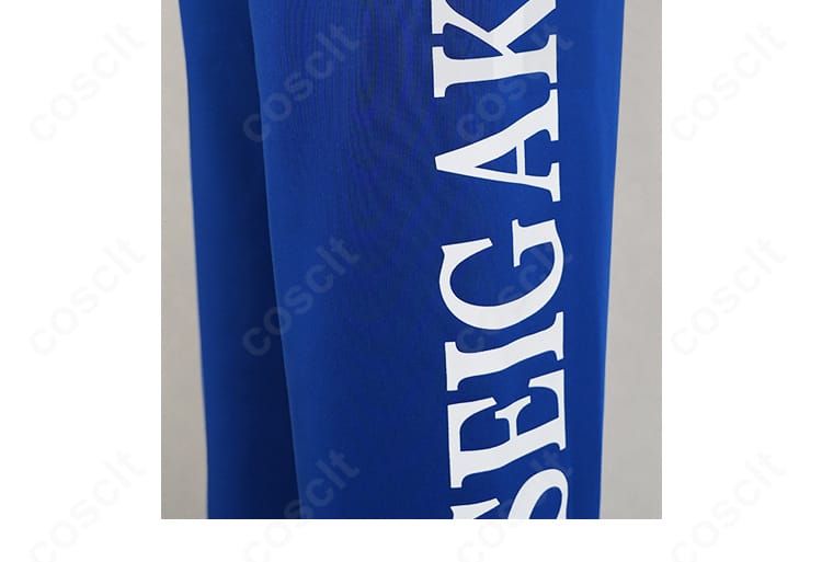 テニスの王子様 越前リョーマ コスプレ衣装 ズボン裾のロゴ・文字装飾ディテール