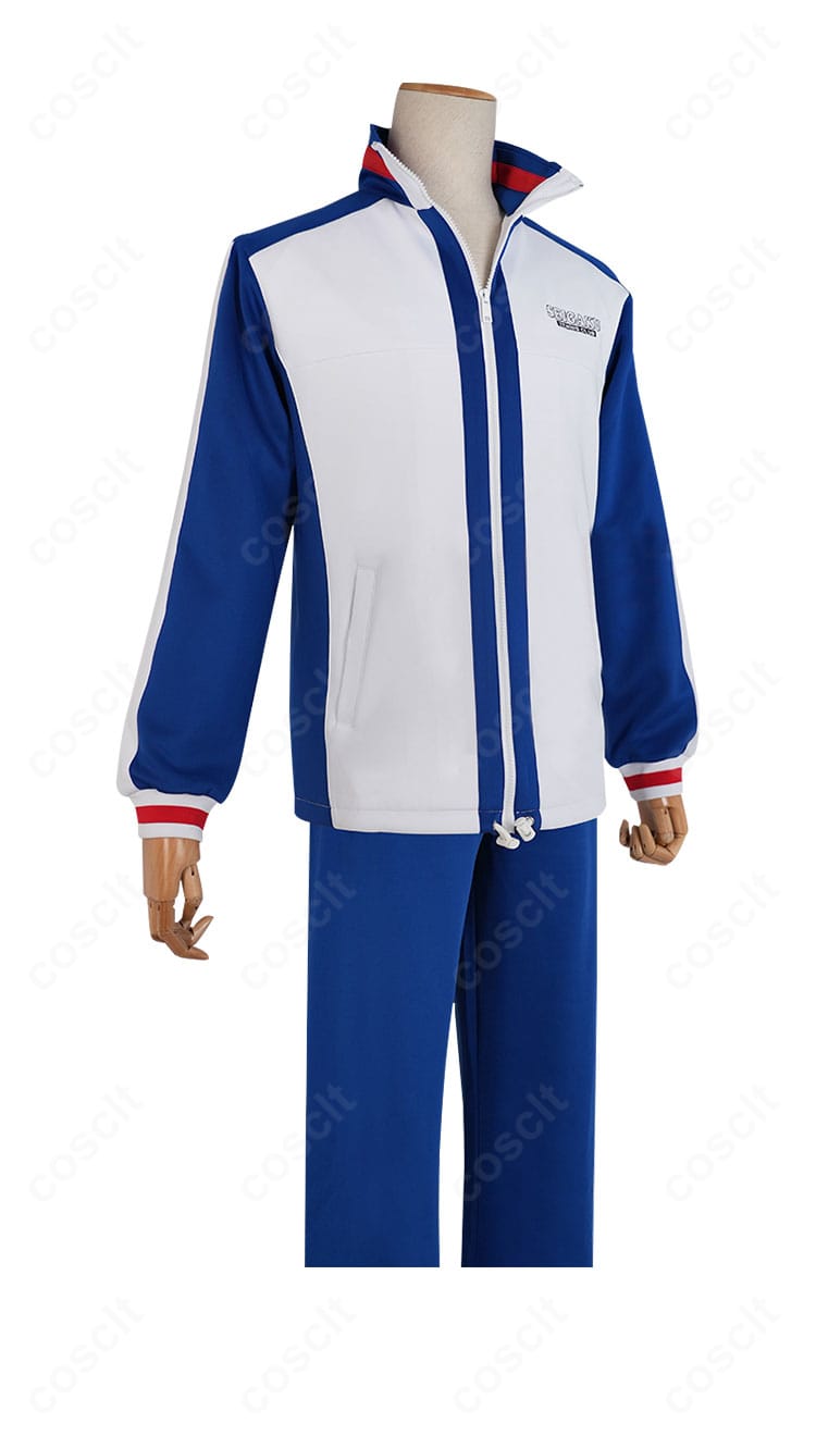 テニスの王子様 越前リョーマ コスプレ衣装 ジャージの右側面シルエット