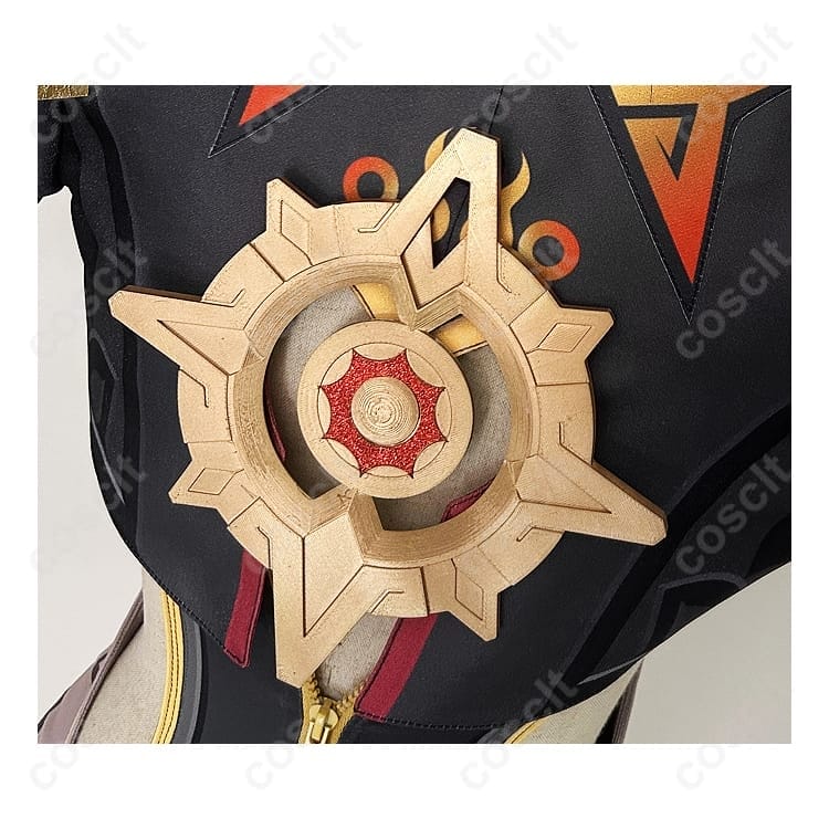 原神 マーヴィカ 炎神 コスプレ衣装｜豪華刺繍で高再現、長時間も快適。イベント・撮影に最適 - 4枚目の画像