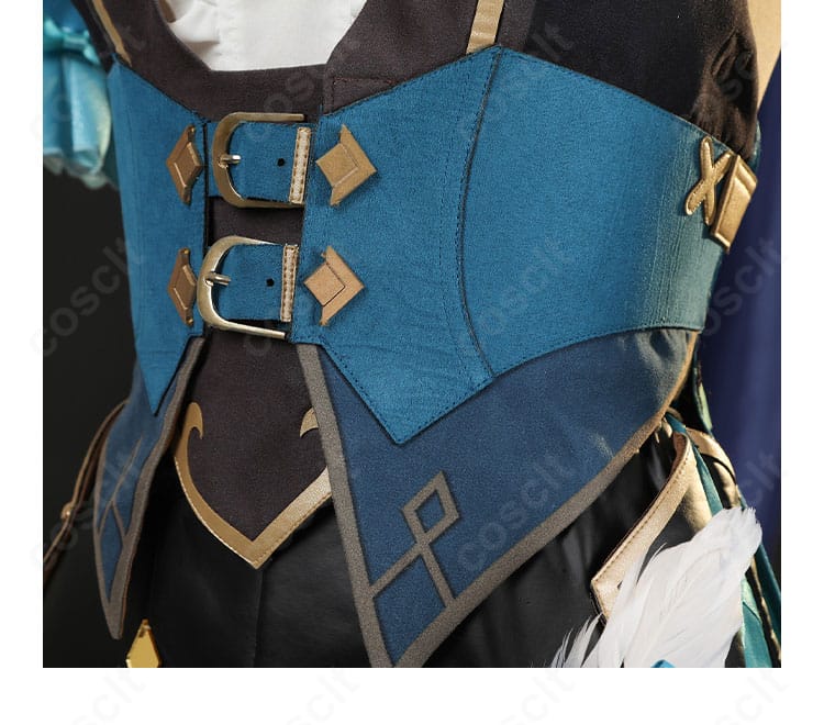 腰帯の装飾ディテール。モチーフと金具の配置が分かる画像