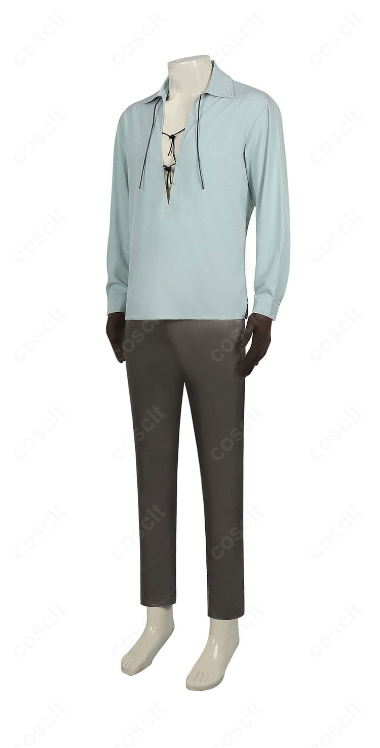 クエスティオン＝アドニス コスプレ衣装・側面シルエットとライン設計を示す画像