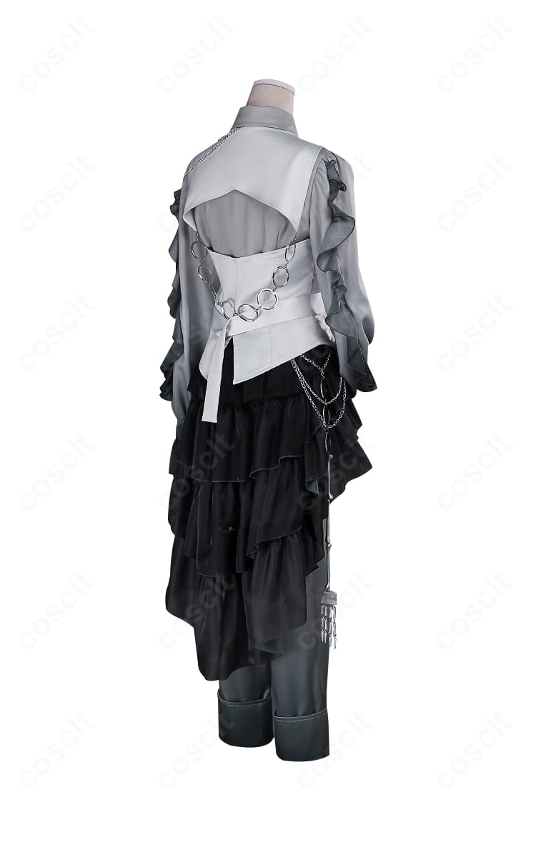 神代類 エイプリルフールver.衣装の背面全身。背飾りとベルト位置、後ろ姿のラインを忠実に再現。