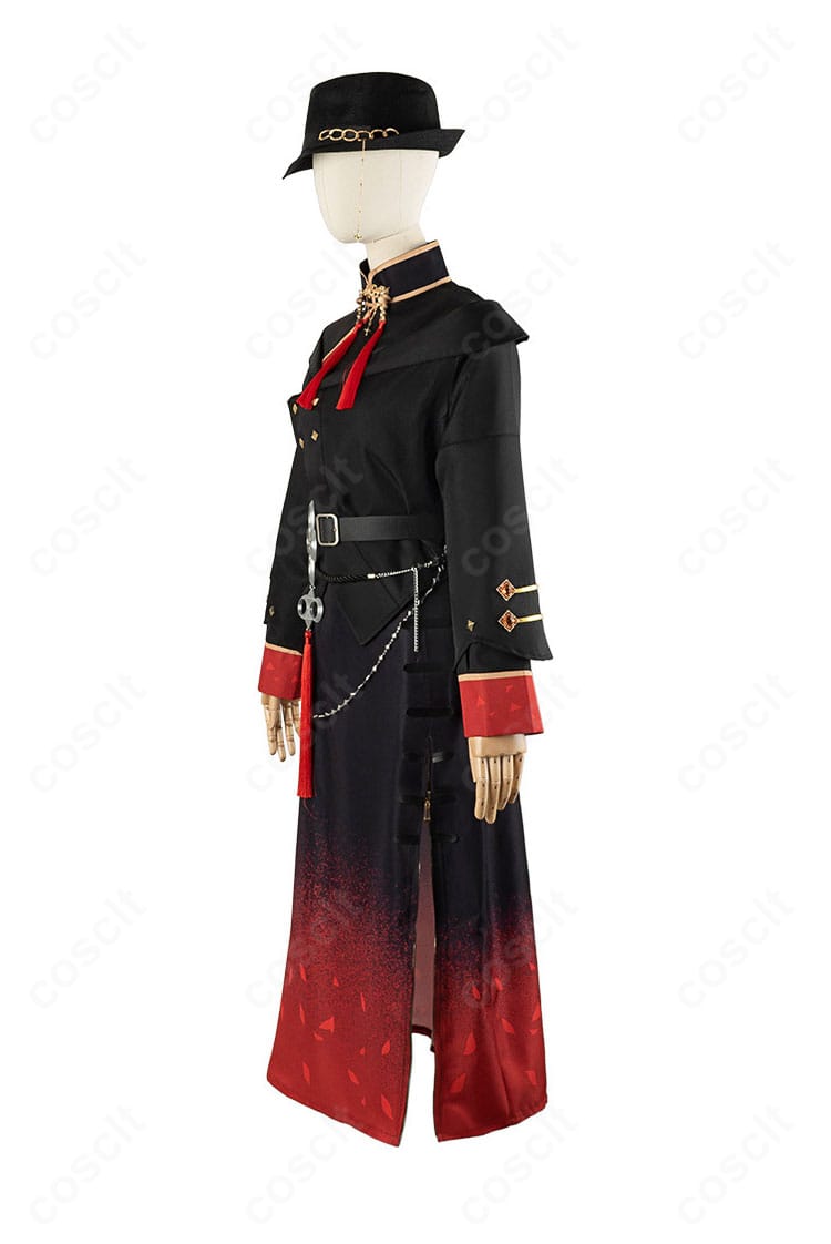 インナー左側ディテール。ステッチとパーツの取り付け位置、素材の風合いを示す接写。