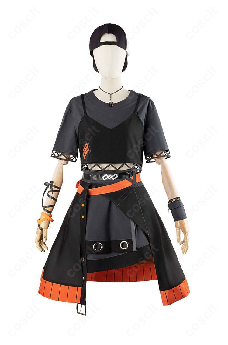 プロセカ 小豆沢こはね『眠ってしまわないように』コスチュームの正面商品写真。トップスとスカートの形状が明瞭