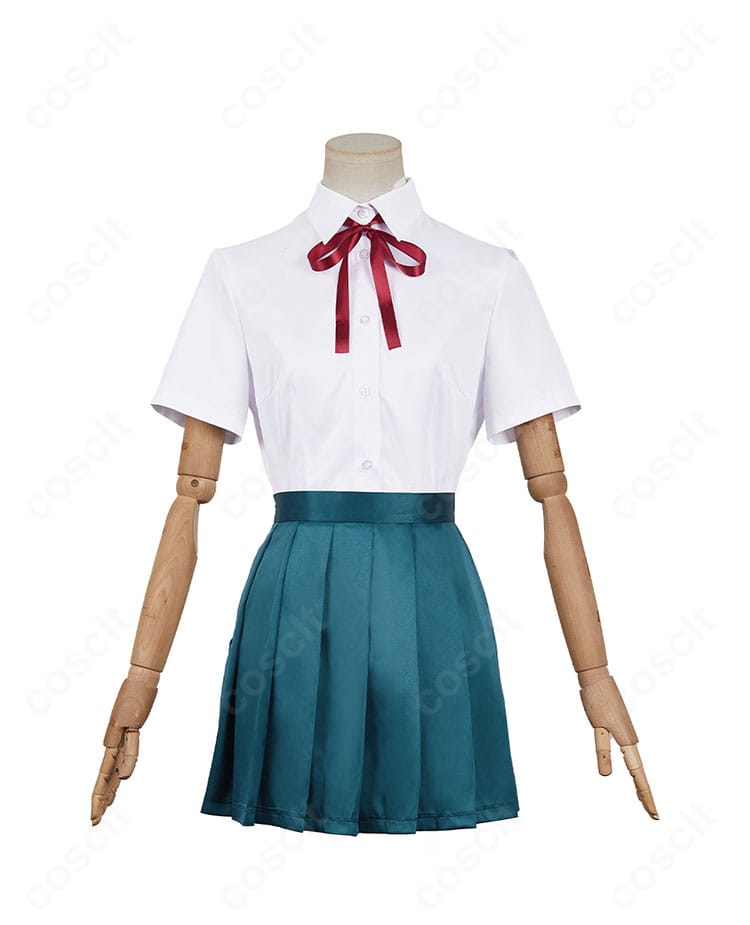 来世は他人がいい 染井吉乃 学園制服コスプレの正面全身。落ち着いた色味と端正なシルエットで高再現度。