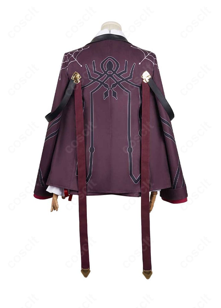 崩壊:スターレイル カフカ ちびネコ コスプレ衣装の背面。背中パネルと裾のディテールを忠実に再現。