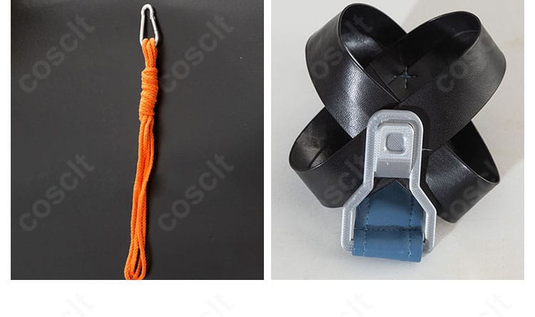 セス・ローウェル衣装 腰部の紐飾り。装飾の結びと配置バランスを確認。