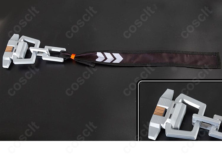 セス・ローウェル衣装 背部アクセサリー詳細。背中の立体パーツとレイヤー構成。