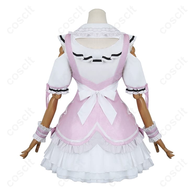 湊あくあ ピンクメイド コスプレ衣装｜高再現で可愛く、撮影映え。イベントに最適 - 3枚目の画像