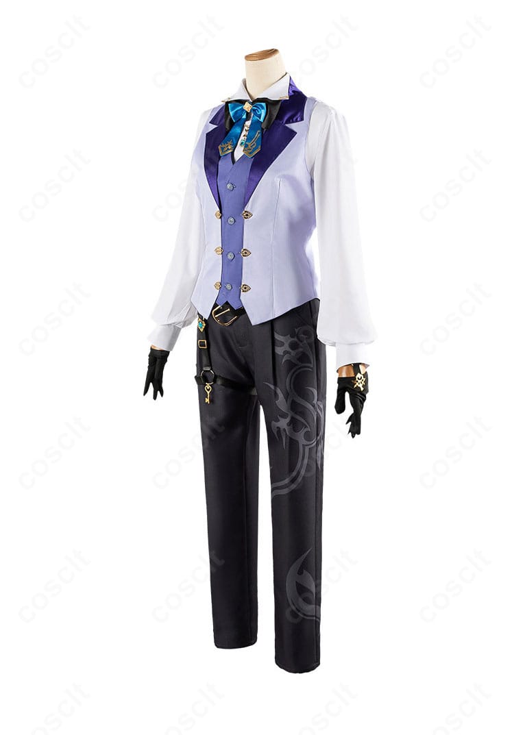 にじさんじ 榊ネス コスプレ衣装・インナー(シャツとベスト)正面。レイヤーの見え方とボタン位置が分かる。