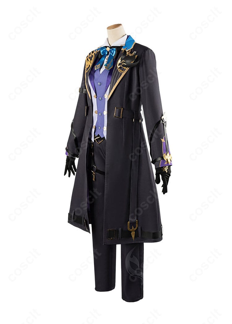 にじさんじ 榊ネス コスプレ衣装の左側面。装飾位置関係と裾の落ち感が分かる全身ショット。