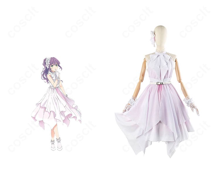 ラブライブ！蓮ノ空 日野下花帆・乙宗梢「Link to the FUTURE」衣装の正面全体像とキャライメージ合成