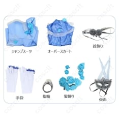 第五人格 調香師 ヴェラ・ナイエル 波を追うバラ 高再現ドレスセット｜上品＆ゴージャスな撮影に最適 - 4枚目の画像（サムネイル）