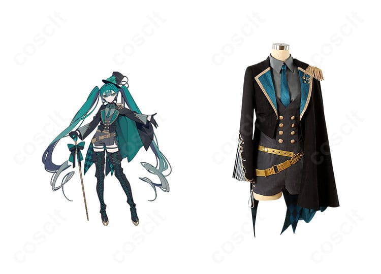 初音ミク『エンジョイ！大阪 2024』コスプレ衣装一式とキャラクターイメージのコラボ紹介画像