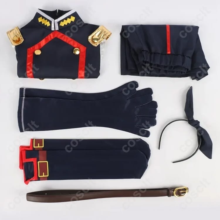 魔都精兵のスレイブ 駿河朱々 コスプレ衣装｜高再現シルエットと快適設計でイベントから撮影まで - 5枚目の画像