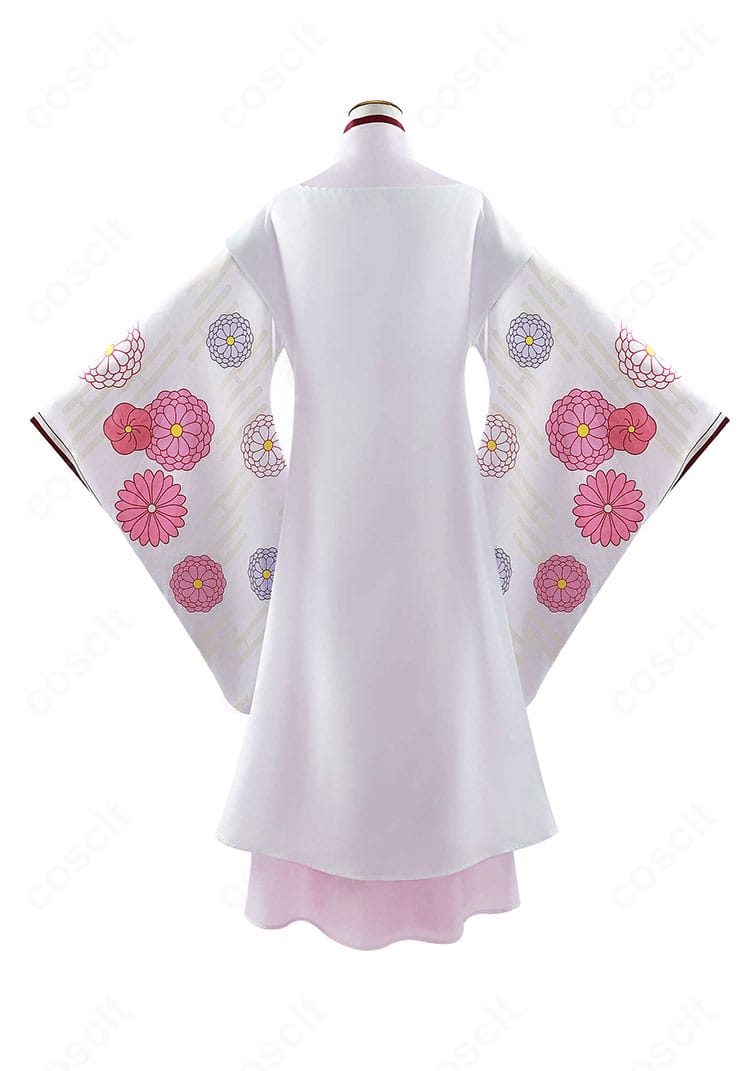 【推しの子】黒川あかね 鞘姫ver. コスプレ衣装の背面。背中の裁ちと帯周りの構成がわかるカットで、後ろ姿の再現性を強調。