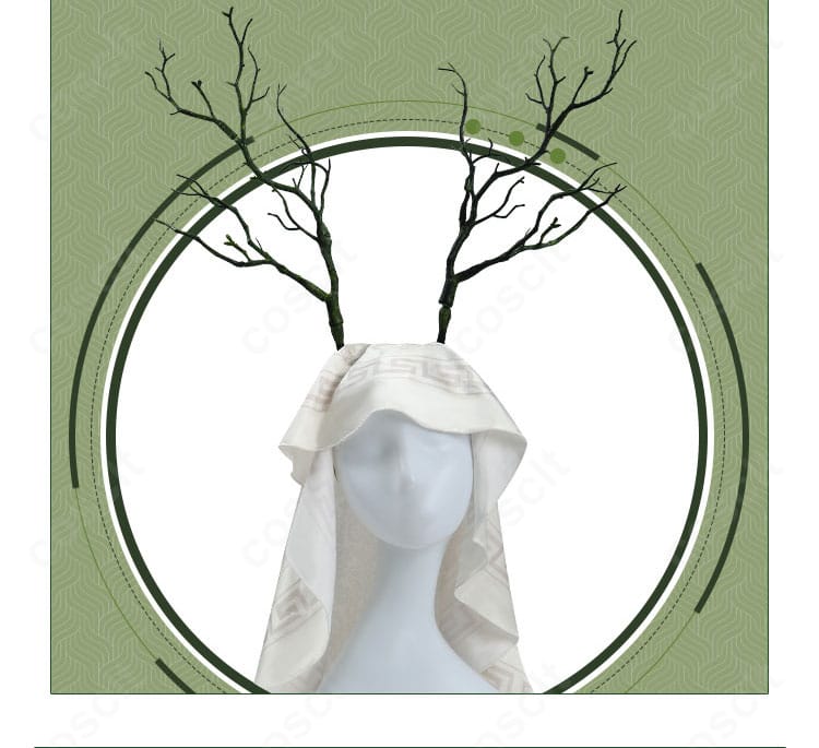 頭飾りの形状と装着部のディテール。カチューシャとの組み合わせと装飾密度を示す画像