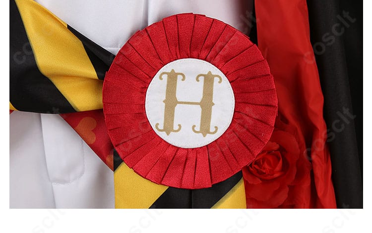 腰部の系紐装飾ディテール。紐の取り回しと結び方、固定ポイントを拡大表示。