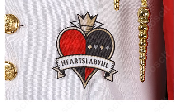 腰部装飾ディテール。腰飾りとベルトの重なり、位置調整のガイドとなる画像。