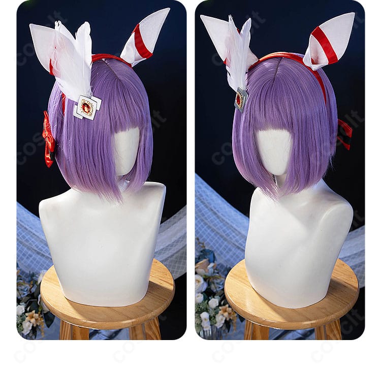 耳飾り・ヘッドアクセを揃えたセットアップ。装着イメージが伝わるカット