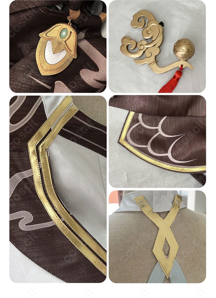 全体装飾のディテール集。ワンピースと各パーツの質感・意匠をまとめた霊砂衣装画像