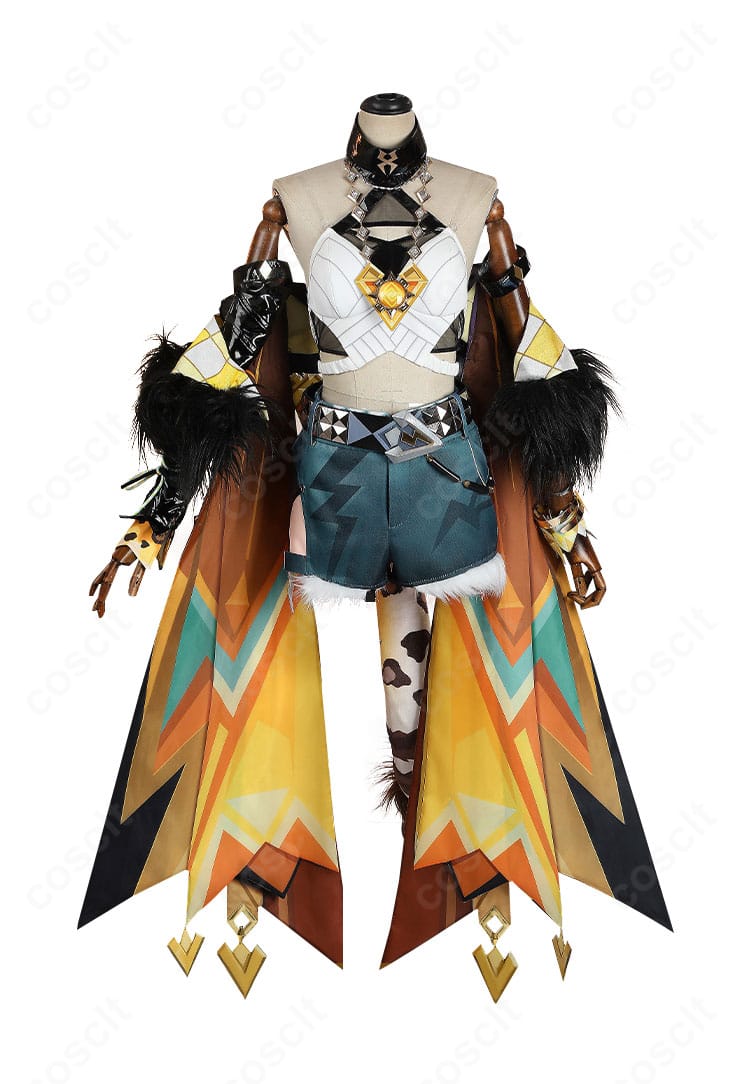 原神 シロネンのコスプレ衣装 正面全体。イベントや撮影向けのフルセット構成。