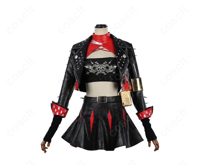 ゼンレスゾーンゼロ バーニス・ホワイト 通常衣装の正面シルエットと配色バランス