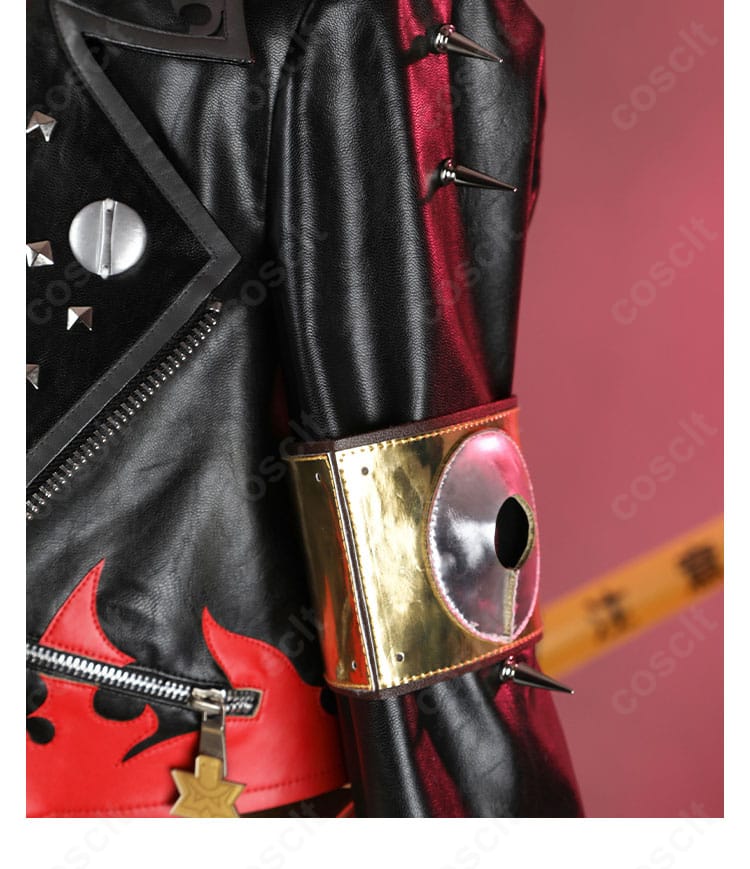 バーニス・ホワイト 左腕の装飾パーツと固定構造のアップ