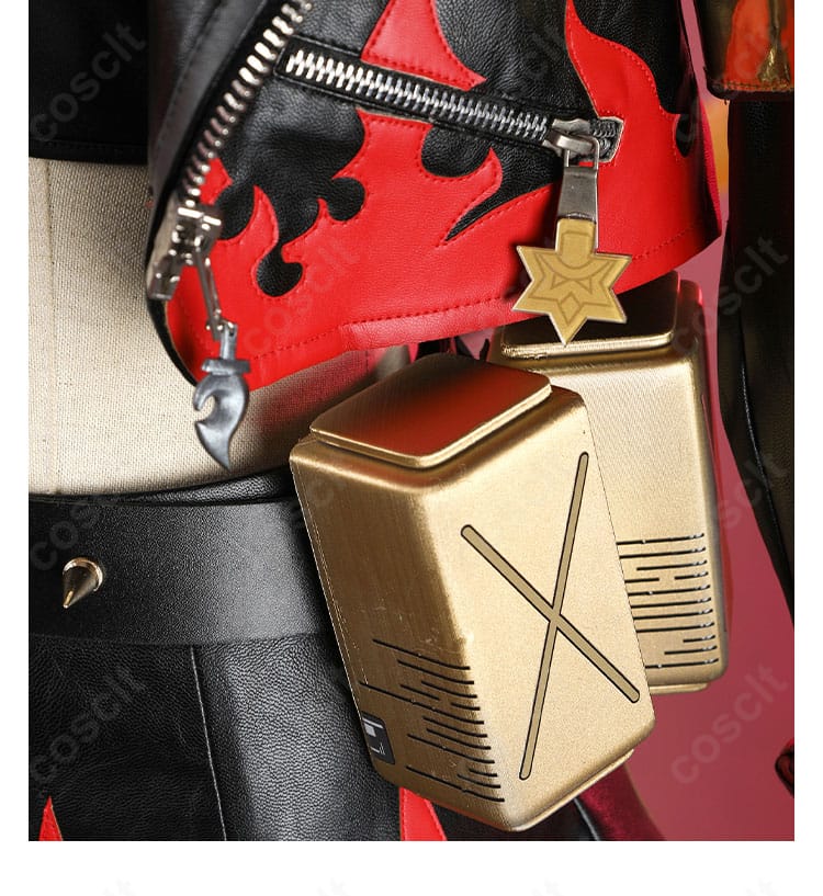 バーニス・ホワイト 腰間装飾の取り付け位置と質感の詳細