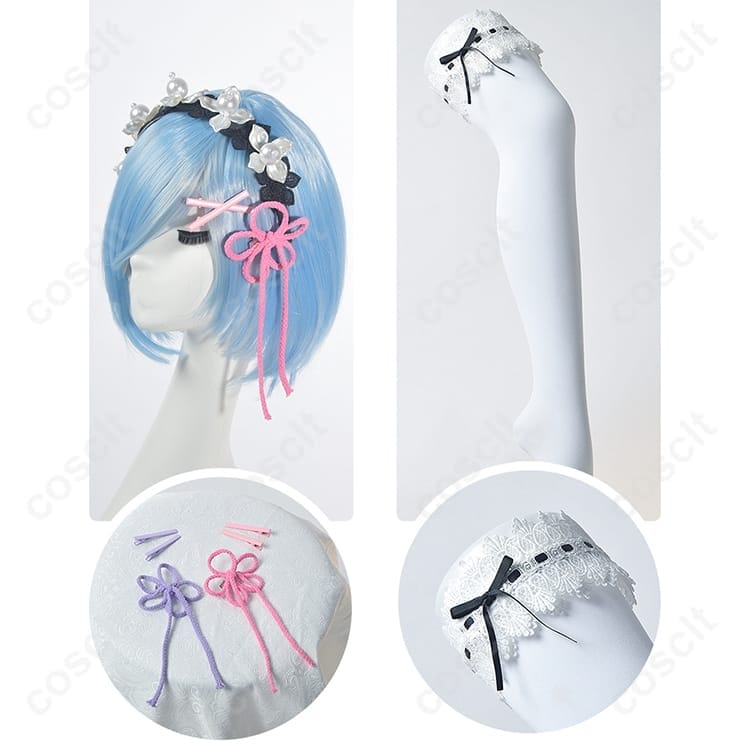 Re:ゼロ レム／ラム メイド服コスプレ 高再現で清楚＆上品、イベント撮影に最適 - 4枚目の画像