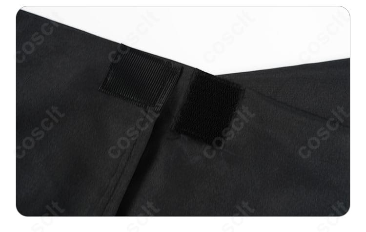 袈裟装飾のクローズアップ。エッジの補強と装飾ラインの精密さが分かるディテールショット。