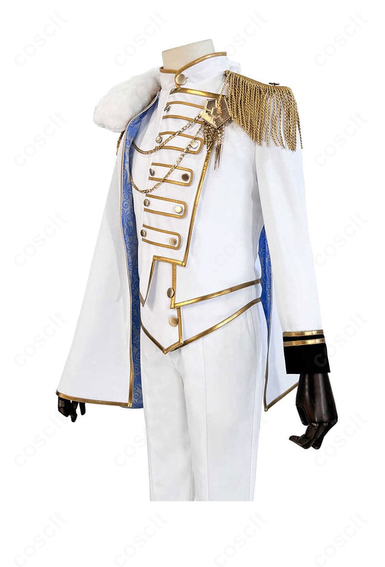 天使ver.御影玲王コスチュームの側面ラインとレイヤー構成が見える写真