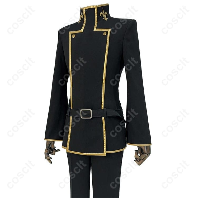 コードギアス ルルーシュ学園制服コスプレ｜高再現でシルエット美、イベント・撮影に最適 - 3枚目の画像