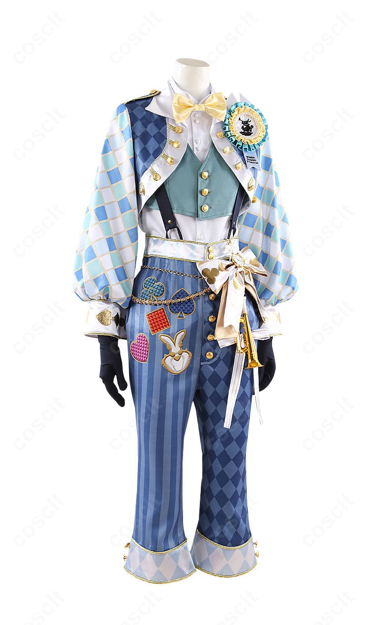 デュース・スペード ラビット・ウェア衣装の右側面。肩章や袖口装飾のラインを強調した画像