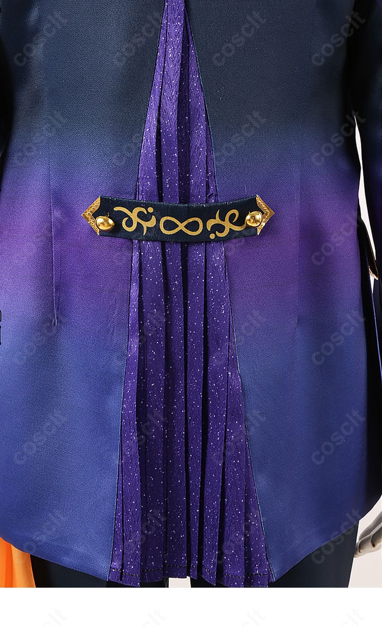 あんさんぶるスターズ！！ 逆先夏目 クルーズ衣装 背面ディテール。背中装飾と縫製の丁寧さが分かる画像