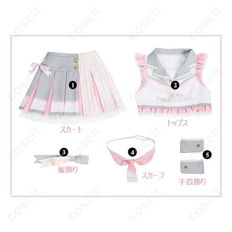 南ことり チアガール（スクフェス）コスプレ衣装｜高再現で映える、軽やか快適設計 - 4枚目の画像