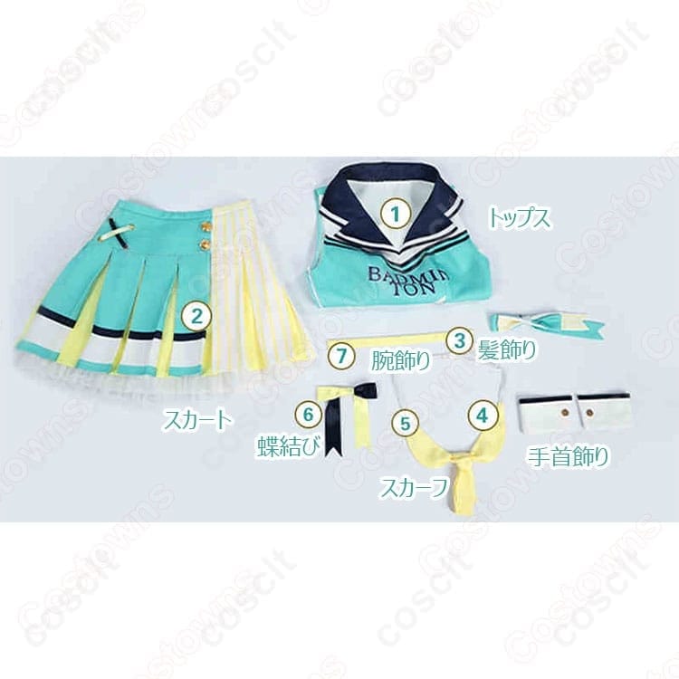 南ことり チアガール（スクフェス）コスプレ衣装｜高再現で映える、軽やか快適設計 - 13枚目の画像