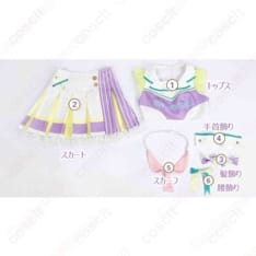 南ことり チアガール（スクフェス）コスプレ衣装｜高再現で映える、軽やか快適設計 - 6枚目の画像（サムネイル）