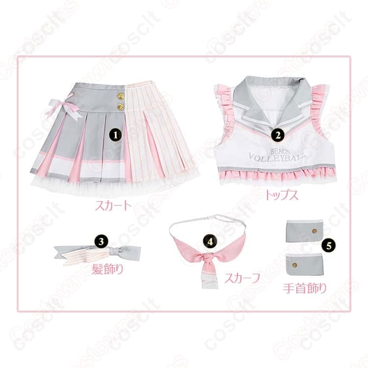 南ことり チアガール（スクフェス）コスプレ衣装｜高再現で映える、軽やか快適設計 - 5枚目の画像