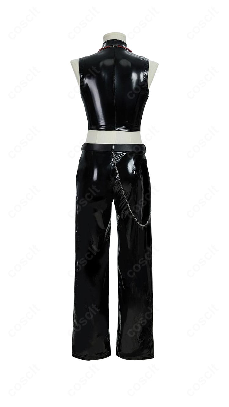 DEATH NOTE メロのコスプレ衣装 背面。背中のラインを美しく見せるカッティングと隠しファスナー仕様。