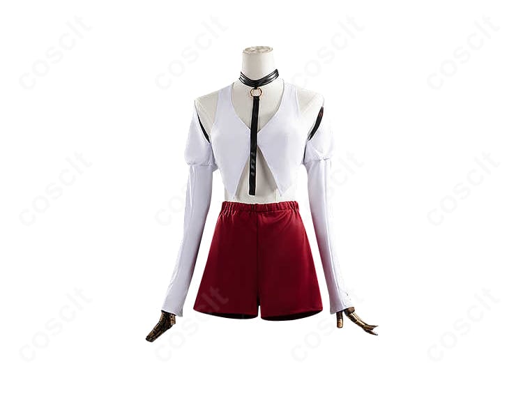 インナー(トップス)正面ディテール。胸元の切り替えと縫製ラインを強調。