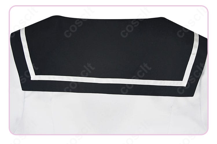 菜なれ花なれ 小父内涼葉コスプレ衣装・肩掛け(ショール)装飾のアップ。柔らかな質感とエレガントな縁取りが見える画像