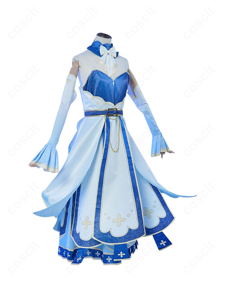 うさメガぺこら衣装の側面。ベルト位置や袖デザイン、立体的なラインを確認できるサイドビュー。