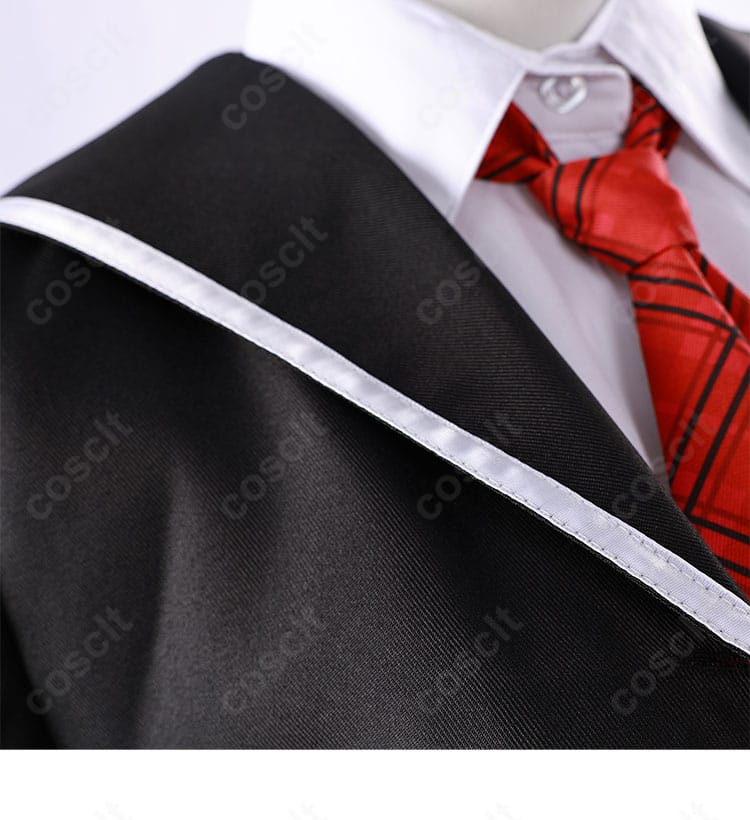 しゅごキャラ！ガーディアン制服の襟ディテール。ブレザーの縁取りとラペル形状を強調したクローズアップ。