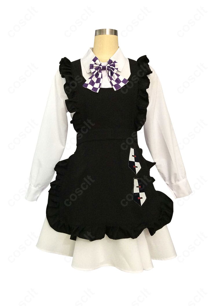 HK416 くろねこの贈りもの メイド衣装の正面アップ。高再現度のエプロンとシャツのラインが分かるディテールカット。