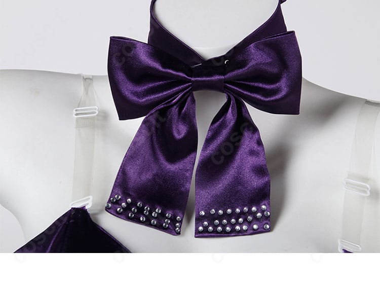 大きめの蝶結び装飾のアップ。上品な艶と結びの立体感が分かる写真。