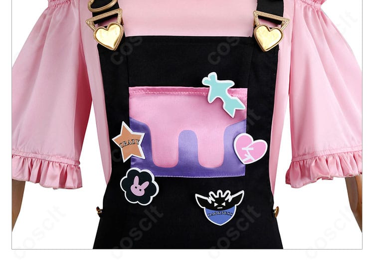 全体装飾のクローズアップ。花柄モチーフと刺繍の質感、色のコントラストが分かる画像。